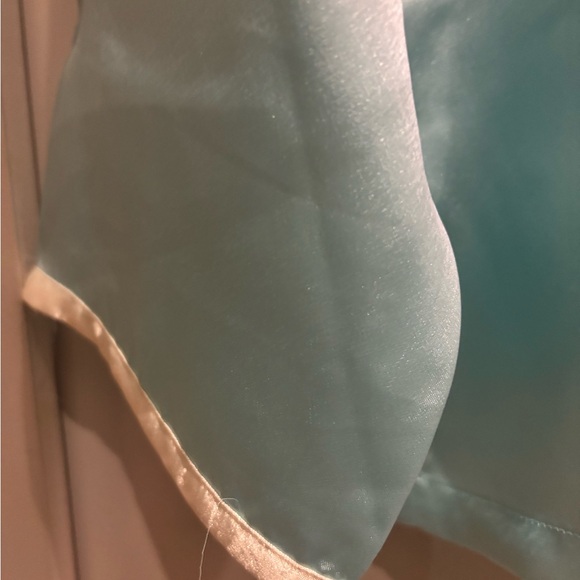Victoria's Secret Set- Aqua pajama top & drawstring sleep pant set-vintage Small - Picture 8 of 10